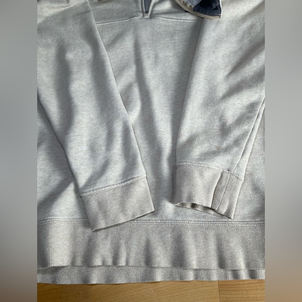 Columbia Hart Mountain II Men's 1/4 Zip Up Cream Long Sleeve - Picture 5 of 11